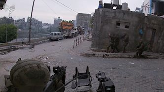תיעוד כוחות צה"ל הלוחמים בלב ג'באליה, צילום: דובר צה"ל